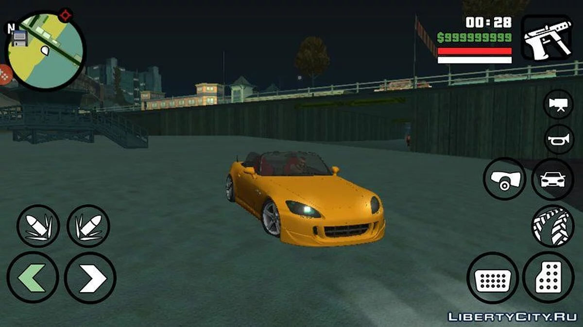 Honda S2000 com Escape / GTA San Andreas (iOS, Android)