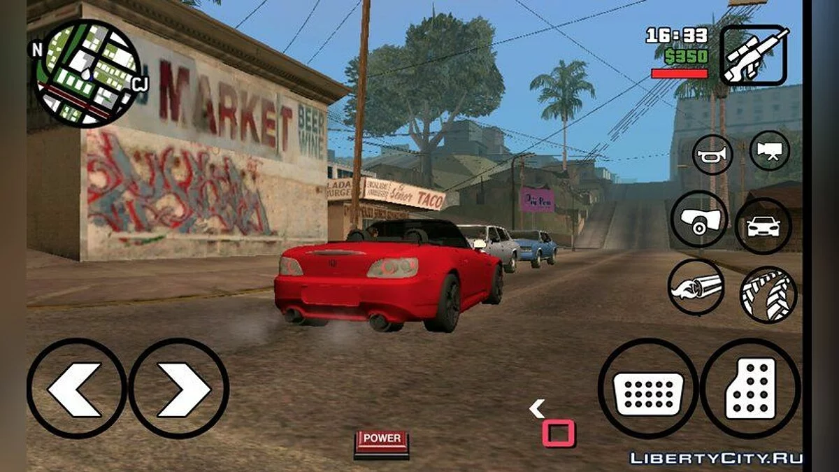Honda S2000 (только DFF) / GTA San Andreas (iOS, Android)