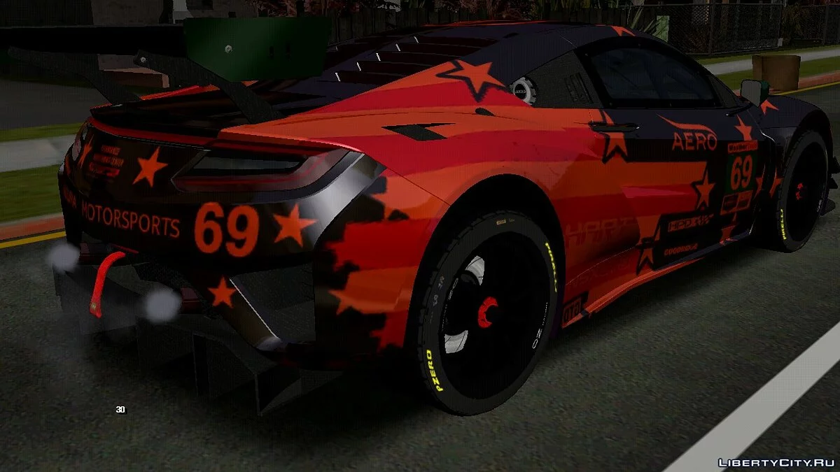 أكيورا NSX GT3 / GTA سان أندرياس (iOS، أندرويد)