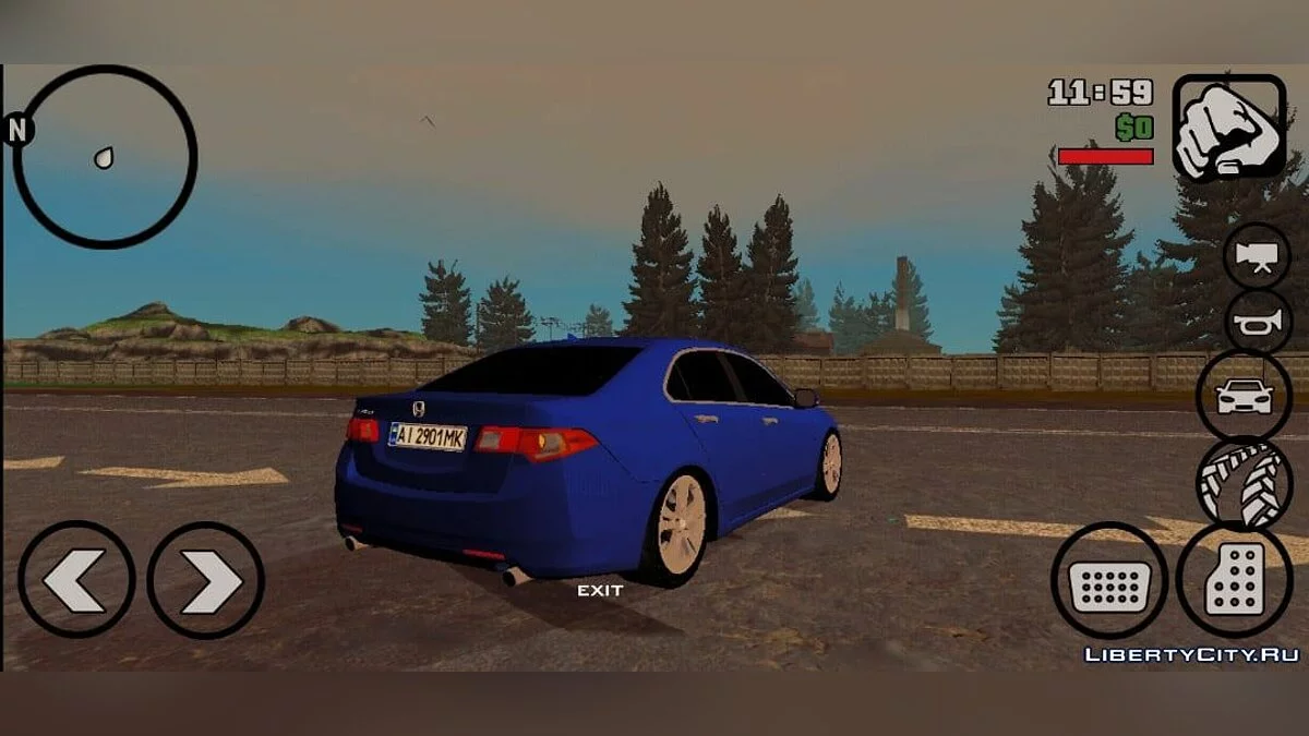 هوندا أكورد / GTA سان أندرياس (iOS، أندرويد)