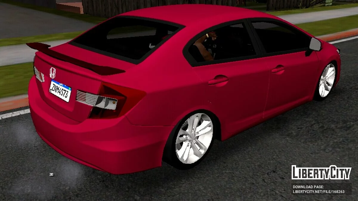 Honda Civic LXR 2016 (только DFF) / GTA San Andreas (iOS, Android)
