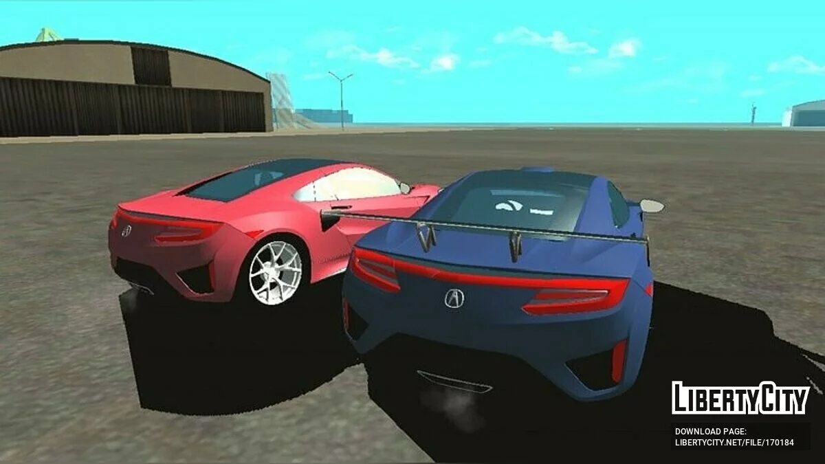 Acura NSX 2017 (тільки DFF) / GTA San Andreas (iOS, Android)