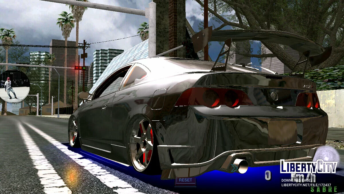 Acura RSX Tuning (тільки DFF) / GTA San Andreas (iOS, Android)