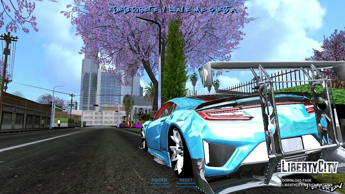 هوندا NSX 2017 (DFF فقط) / GTA سان أندرياس (iOS، أندرويد)