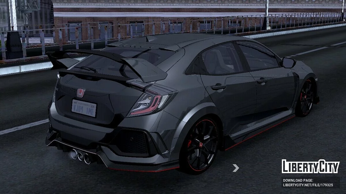 Honda Civic Type R 2017 / GTA San Andreas (iOS, Android)