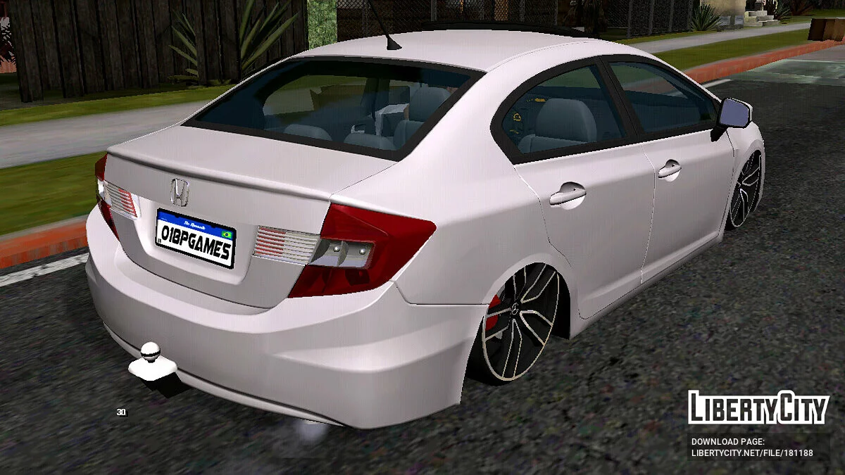 Honda Civic 2016 LXR 2016 (DFF only) / GTA San Andreas (iOS, Android)