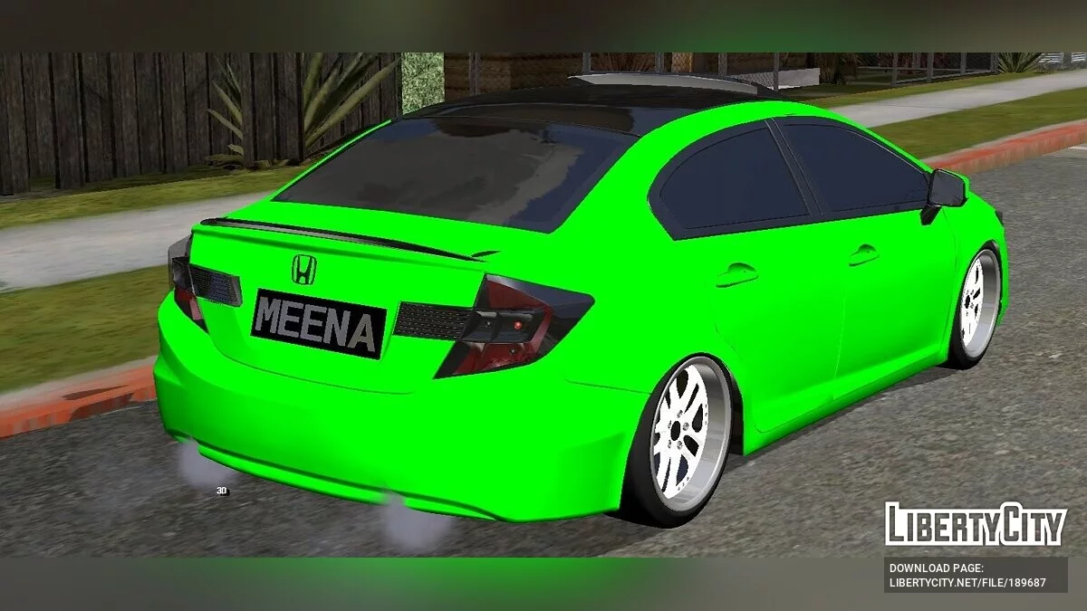 Honda Green (DFF saja) / GTA San Andreas (iOS, Android)