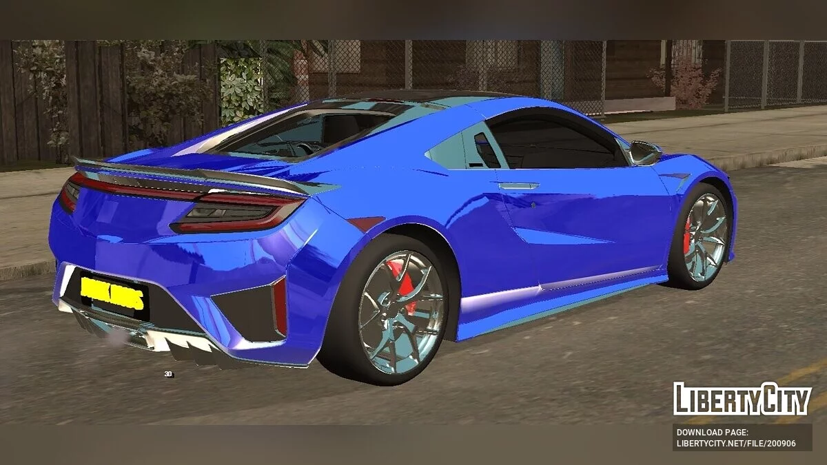 Honda NSX (тільки DFF) / GTA San Andreas (iOS, Android)