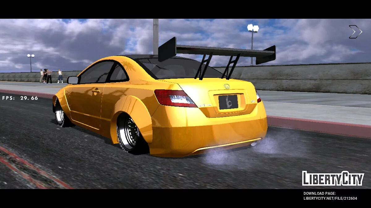 Honda Civic Si 2006 (Only DFF) / GTA San Andreas (iOS, Android)