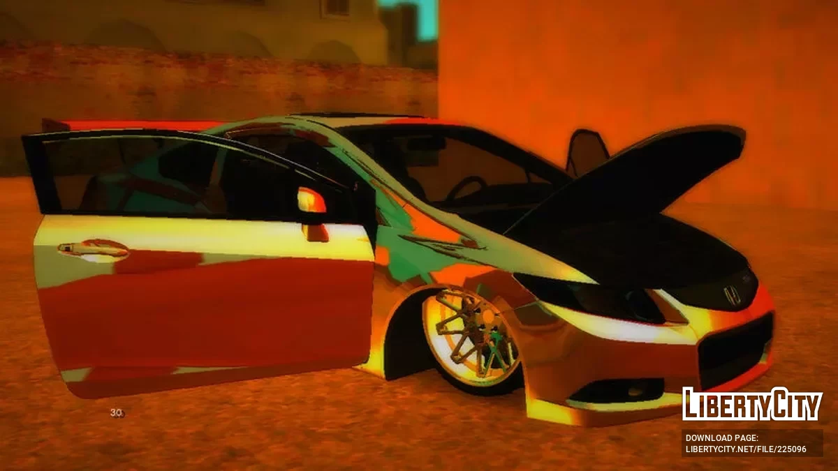 Honda Civic Si (tuning) / GTA San Andreas (iOS, Android)