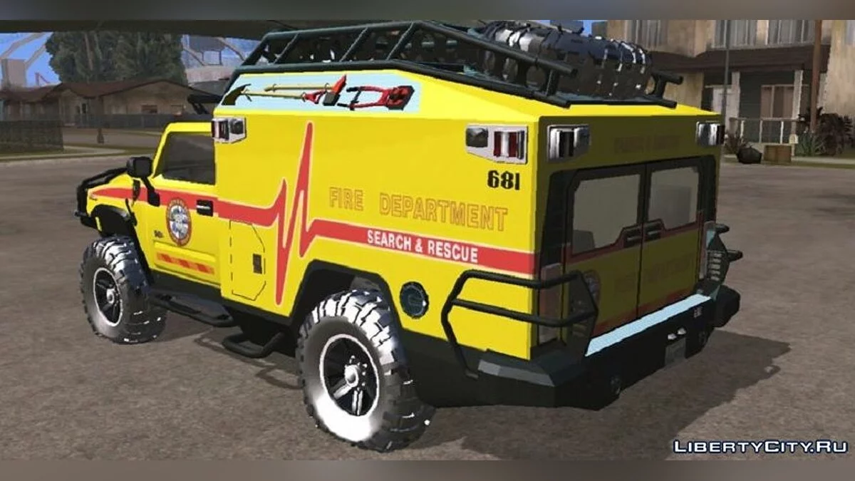 Hummer H2 Ambulance / GTA San Andreas (iOS, Android)