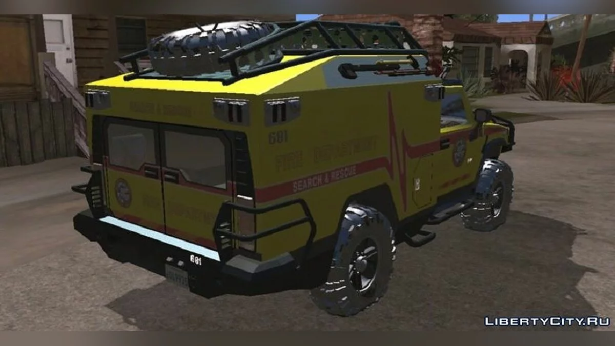 Hummer H2 Ambulance / GTA San Andreas (iOS, Android)