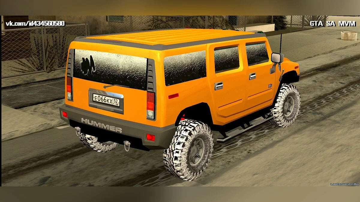 Hummer H2 — зимова версія / GTA San Andreas (iOS, Android)