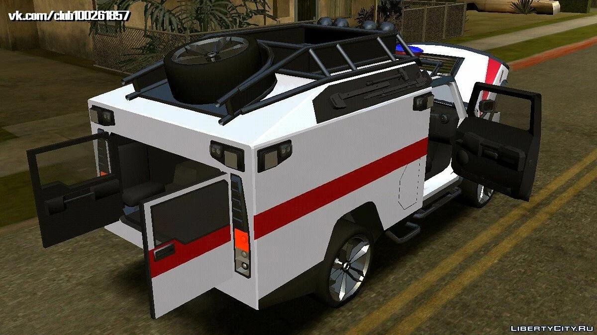 Hummer H2 - Ambulance (DFF Only) / GTA San Andreas (iOS, Android)
