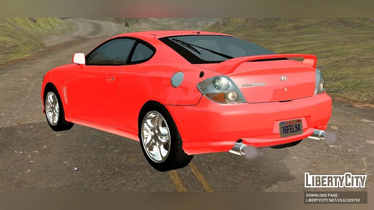 Hyundai Tiburon/Coupe '03 (тільки DFF) / GTA San Andreas (iOS, Android)