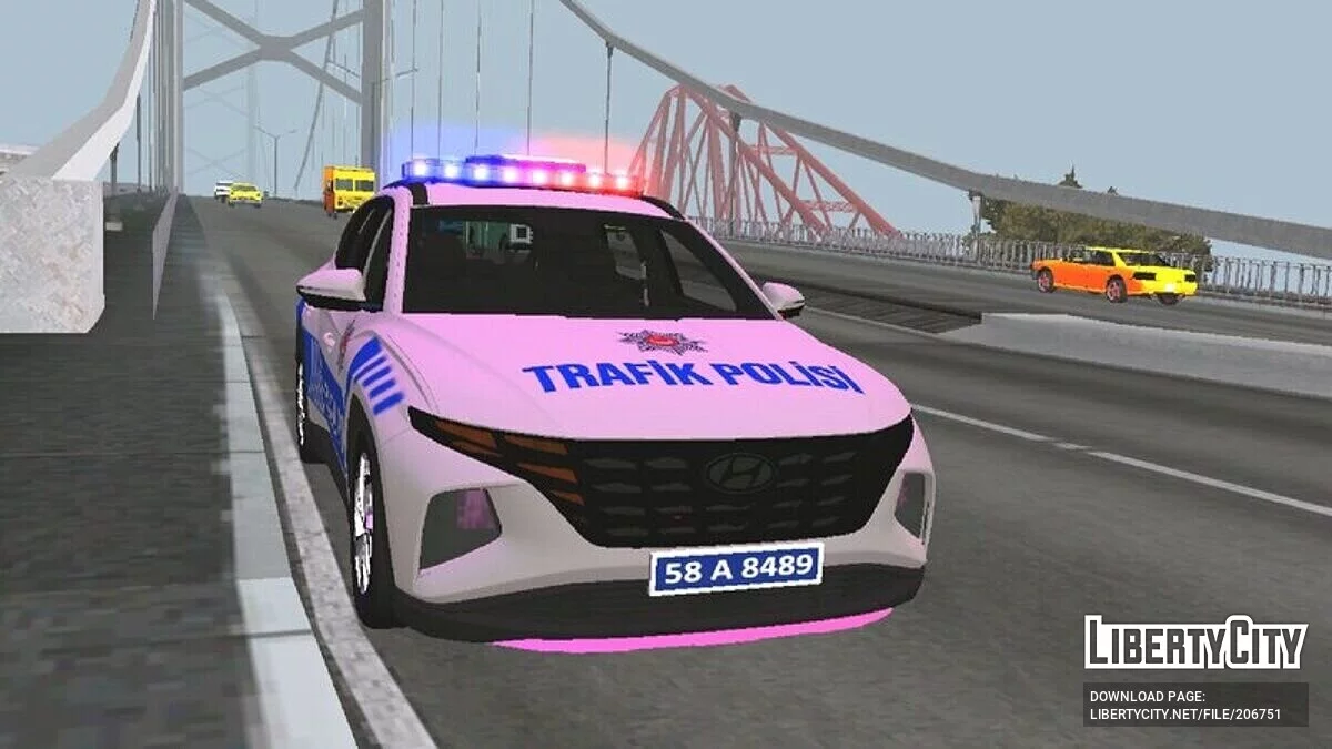 Hyundai Tucson - Поліція Туреччини / GTA San Andreas (iOS, Android)