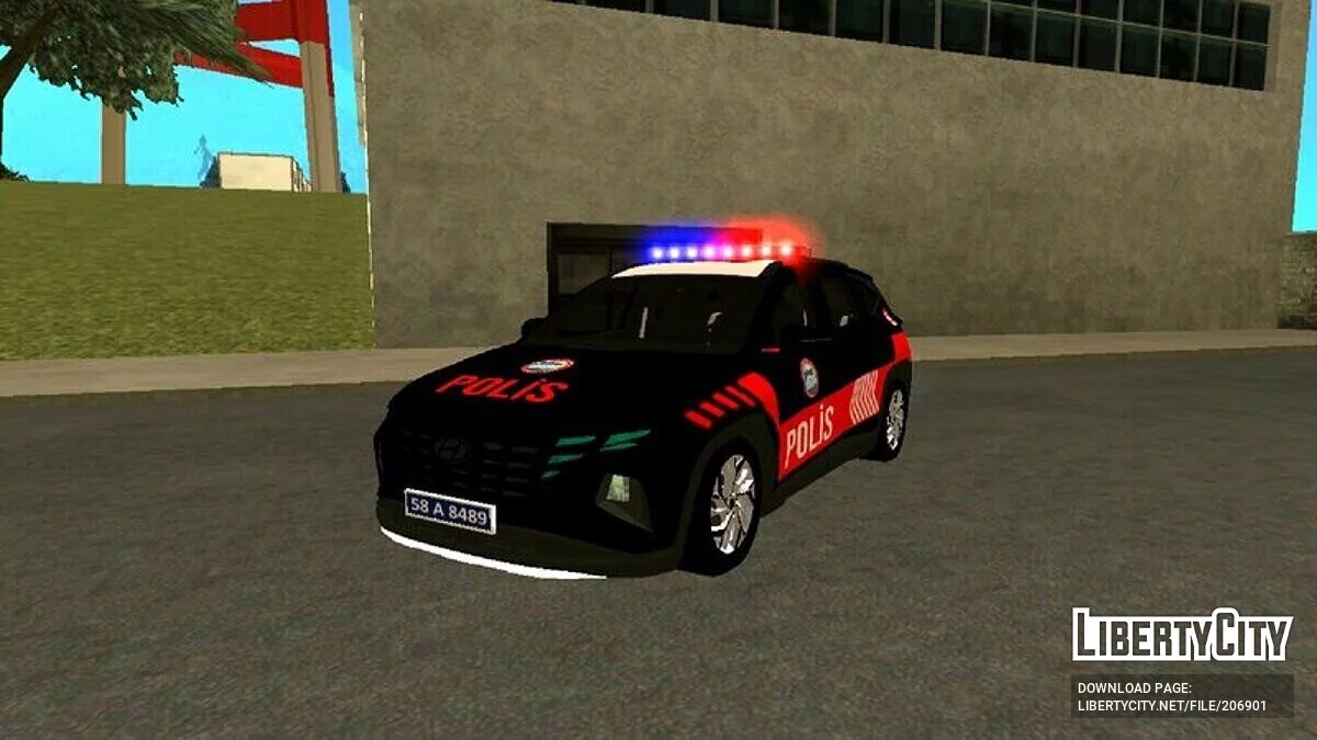 هيونداي توسان - شرطة تركيا / GTA سان أندرياس (iOS، أندرويد)