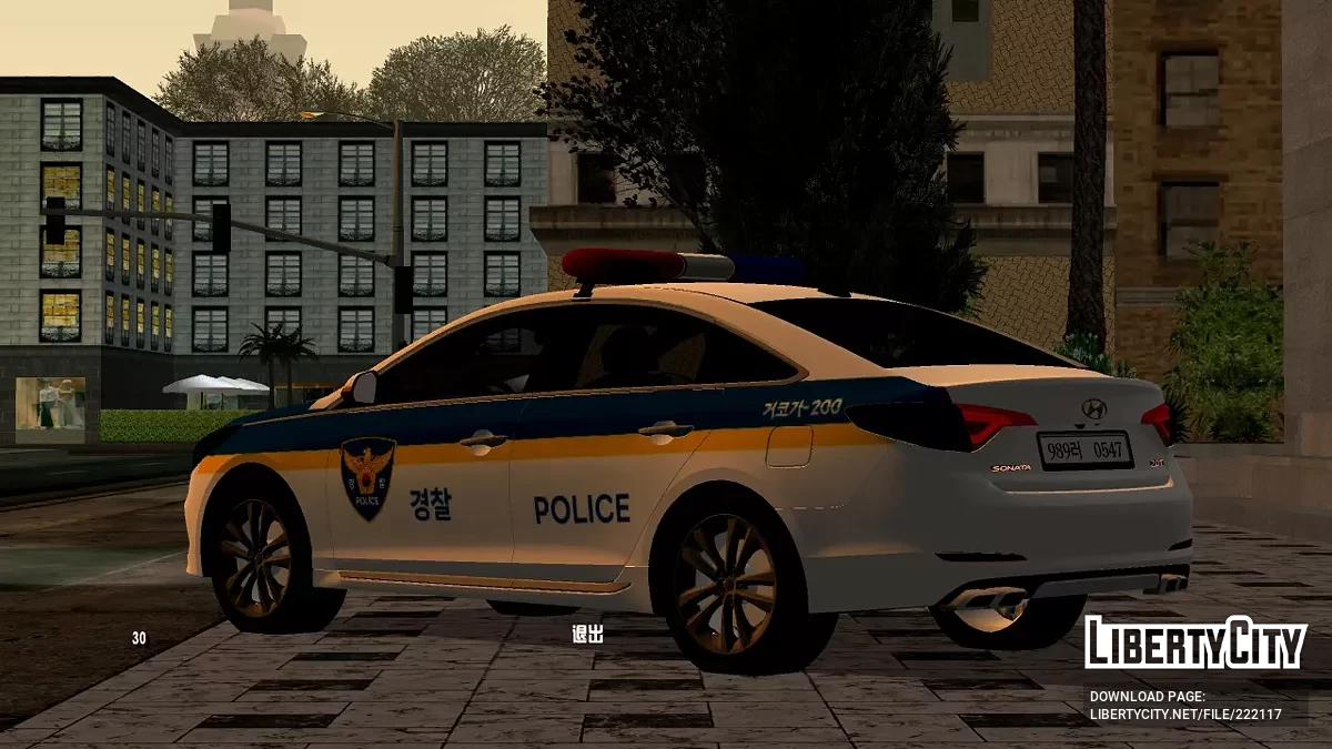 2012 Hyundai Sonata Korean Police / GTA سان أندرياس (iOS، أندرويد)
