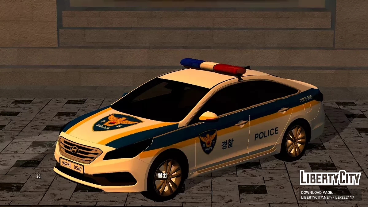 2012 Hyundai Sonata Korean Police / GTA سان أندرياس (iOS، أندرويد)