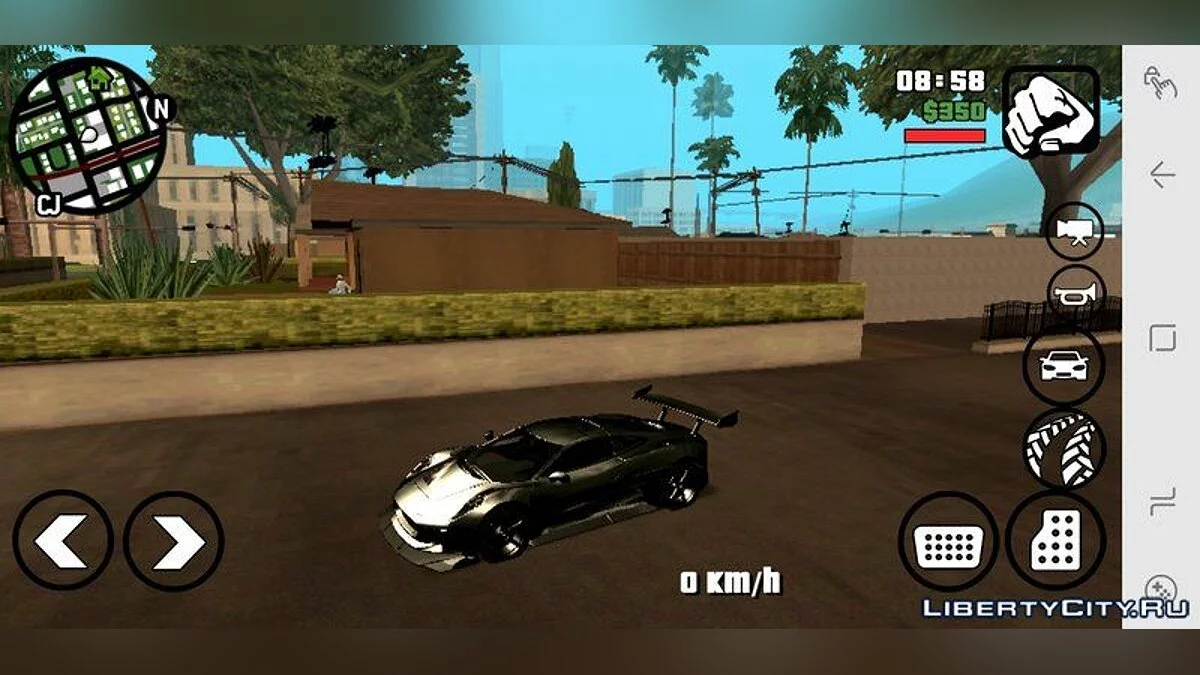 Jaguar CX-75 R3 Spec 2017 / GTA San Andreas (iOS, Android)