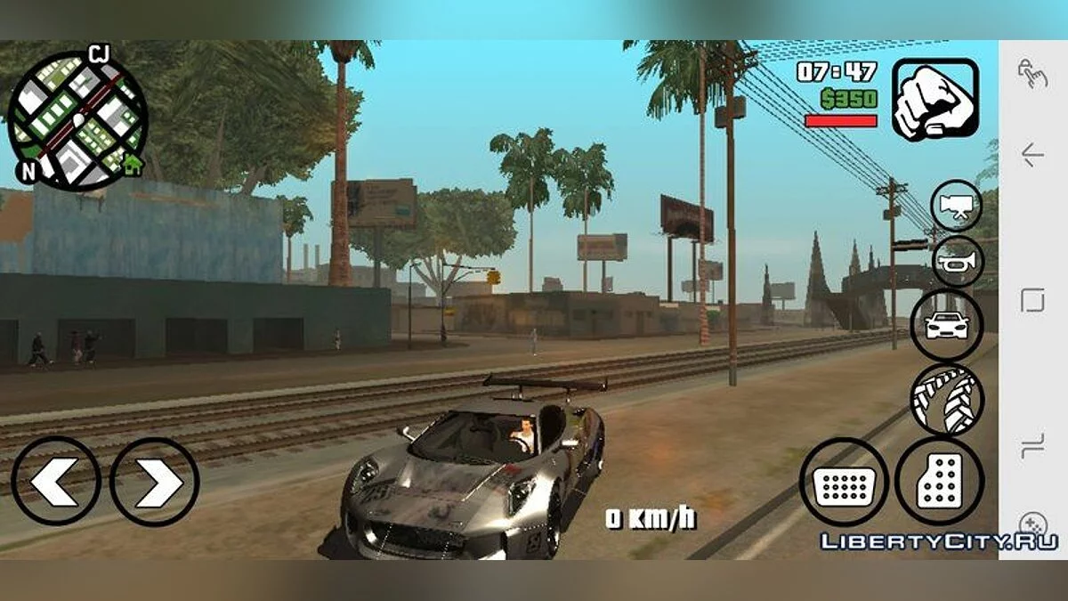 Jaguar CX-75 R3 Spec 2017 / GTA San Andreas (iOS, Android)