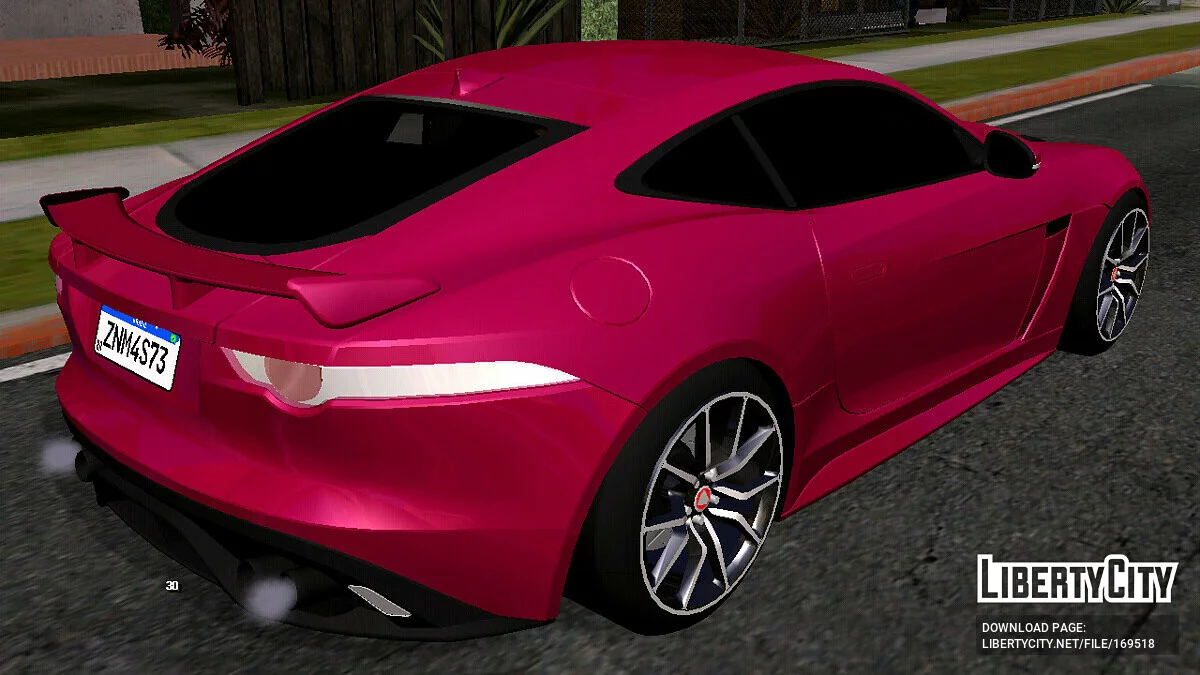 Jaguar F-Type SVR 2017 (hanya DFF) / GTA San Andreas (iOS, Android)