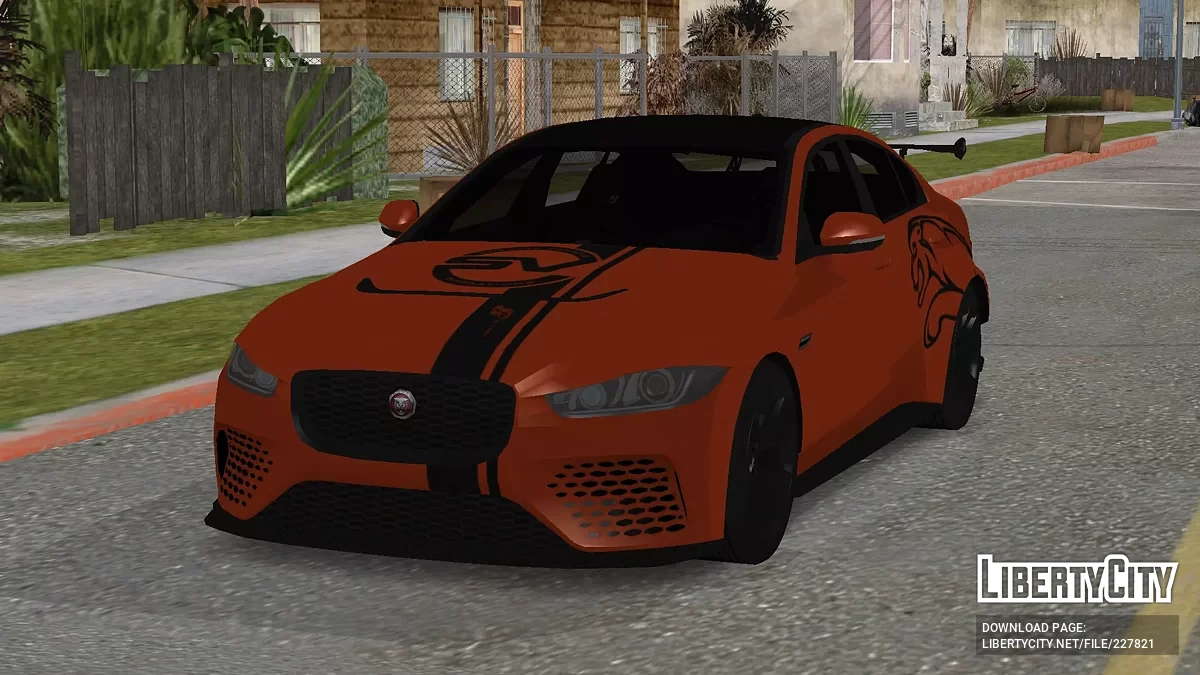 Jaguar XE SV Project 8 2017 / GTA San Andreas (iOS, Android)