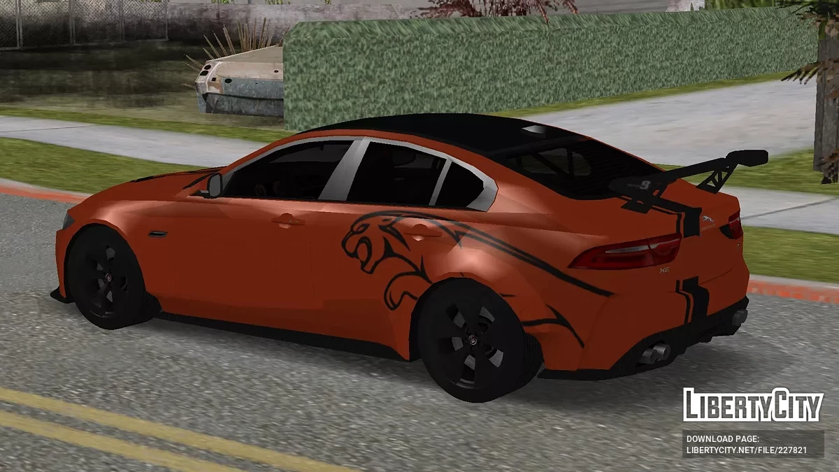Jaguar XE SV Project 8 2017 / GTA San Andreas (iOS, Android)