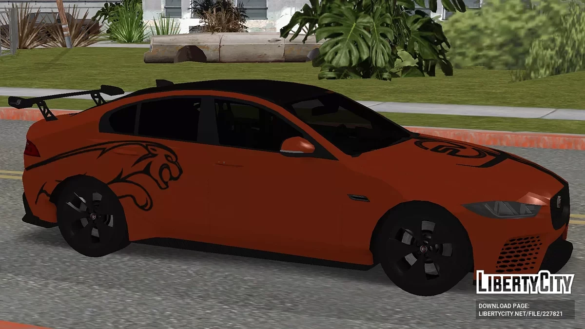 Jaguar XE SV Project 8 2017 / GTA San Andreas (iOS, Android)