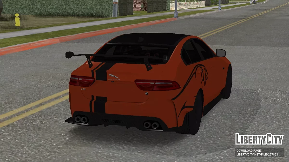 Jaguar XE SV Project 8 2017 / GTA San Andreas (iOS, Android)