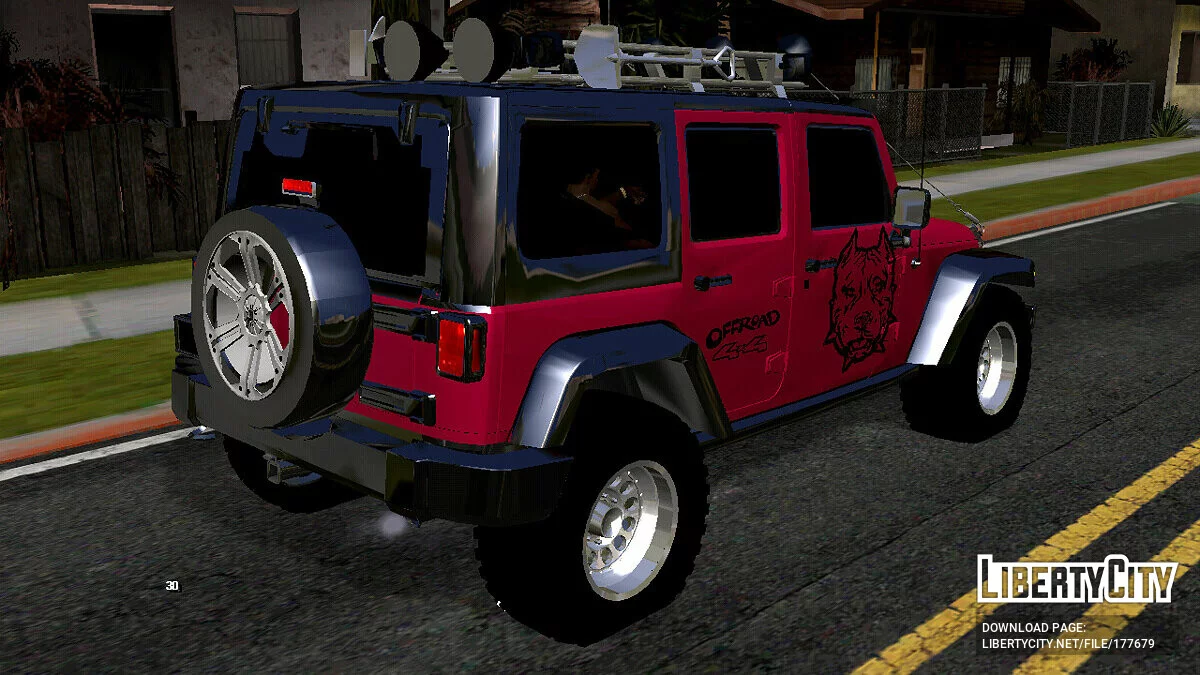 Jeep Wrangler Off Road (DFF only) / GTA San Andreas (iOS, Android)