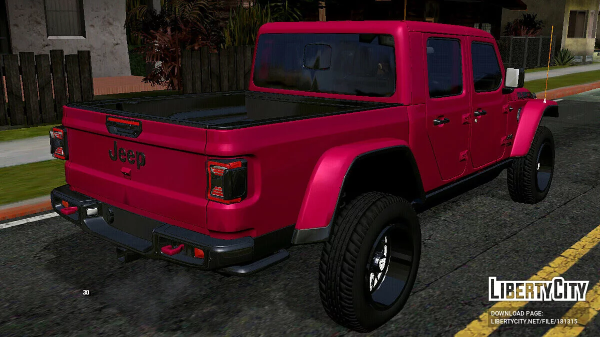 Jeep Gladiator Rubicon (somente DFF) / GTA San Andreas (iOS, Android)