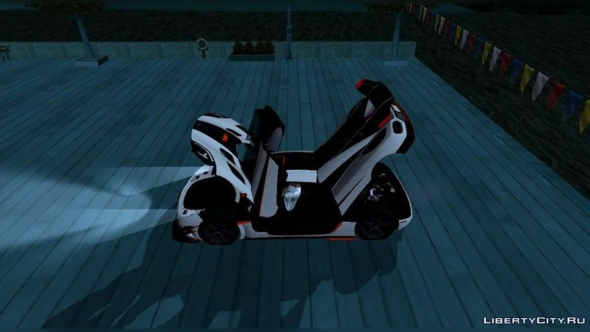 Koenigsegg One1 / GTA San Andreas (iOS, Android)