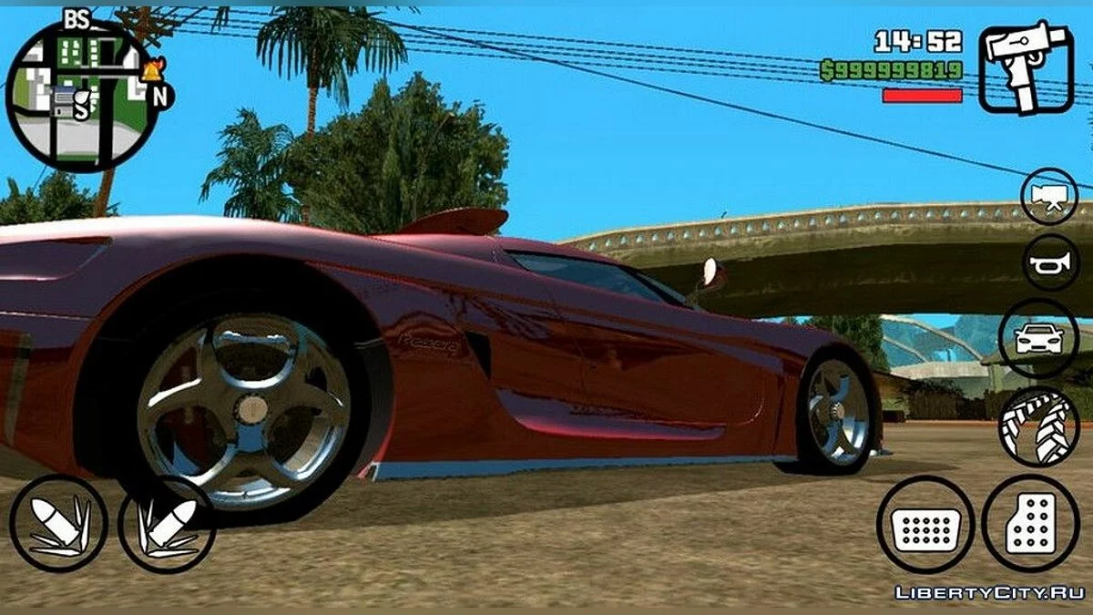 Koenigsegg Regera / GTA San Andreas (iOS, Android)