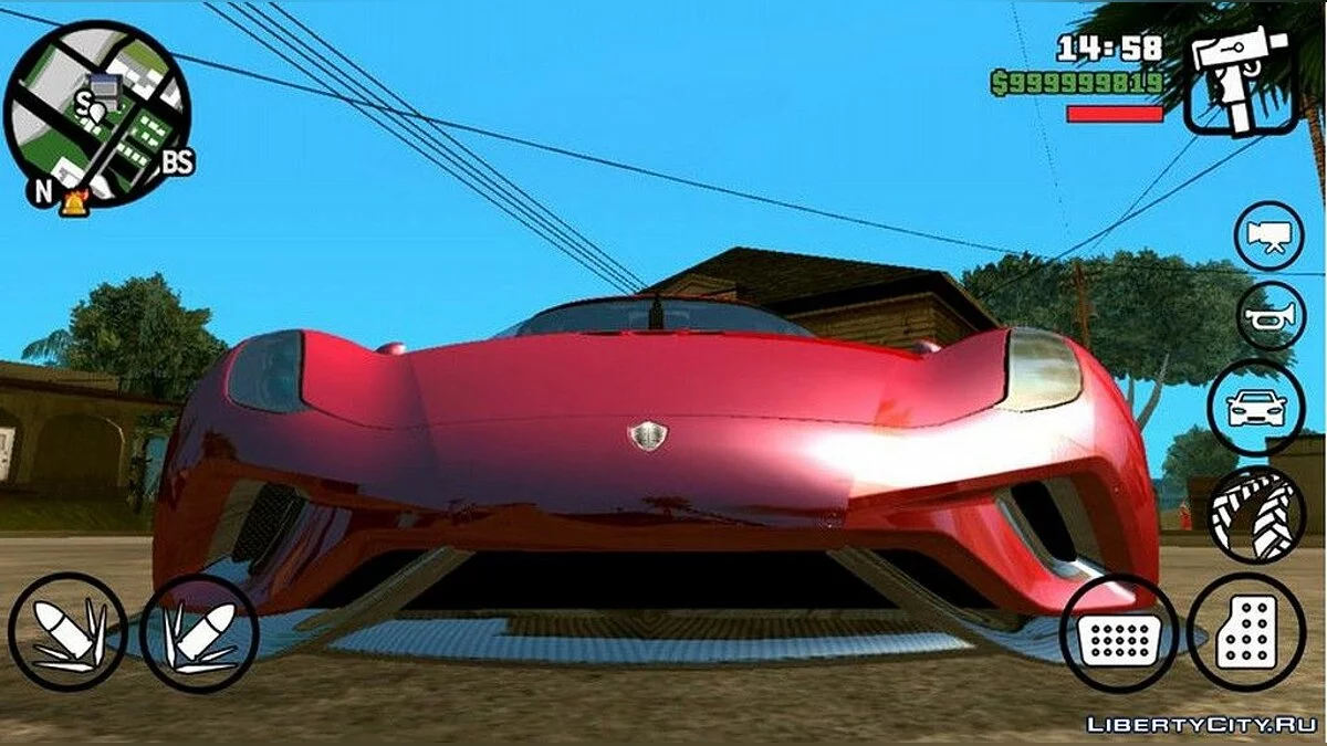 Koenigsegg Regera / GTA San Andreas (iOS, Android)
