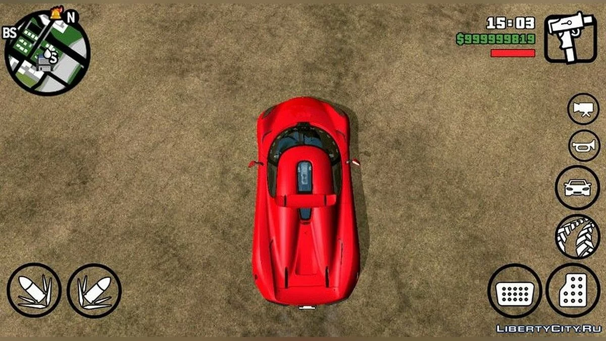 Koenigsegg Regera / GTA San Andreas (iOS, Android)