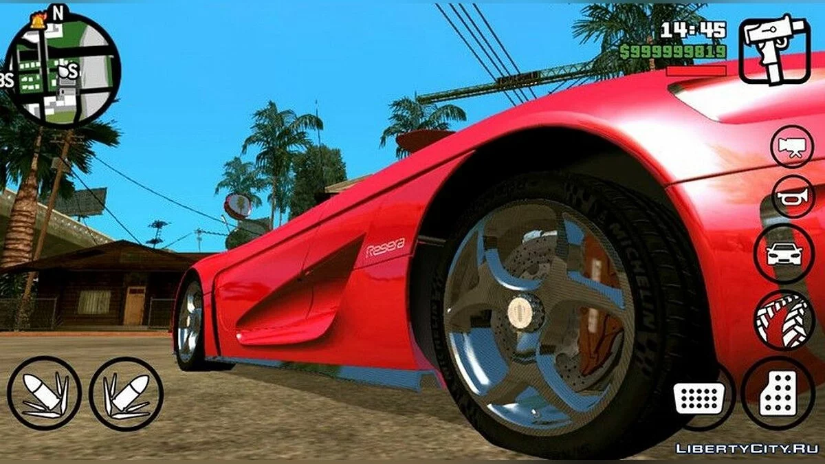 Koenigsegg Regera / GTA San Andreas (iOS, Android)
