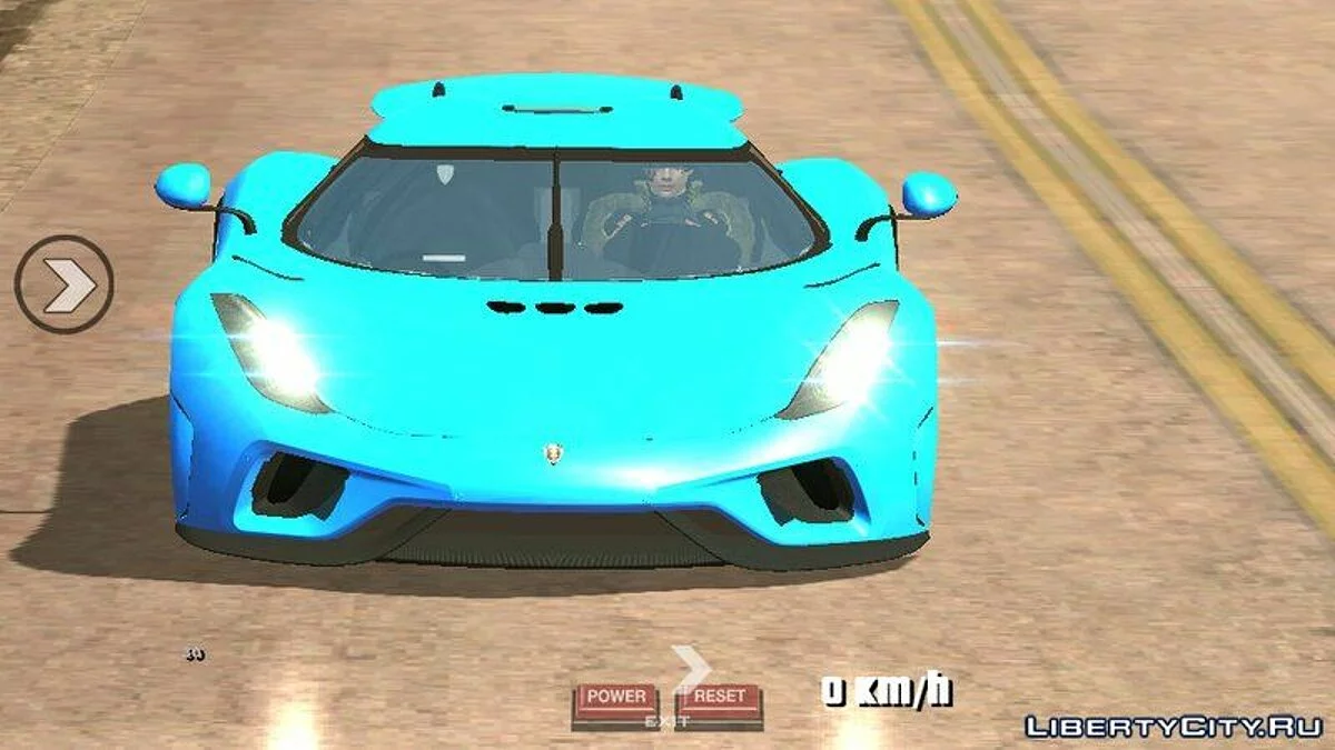 Koenigsegg Regera / GTA San Andreas (iOS, Android)