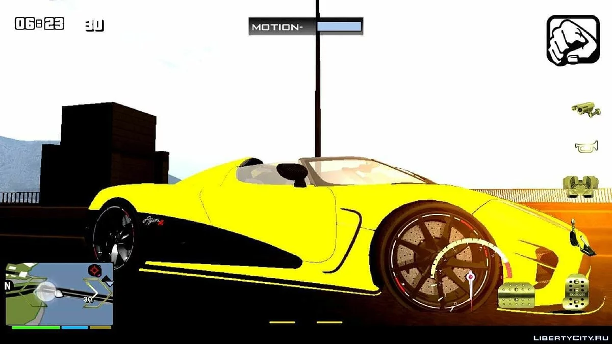 كوينيغسيغ أغيرا R / GTA سان أندرياس (iOS، أندرويد)