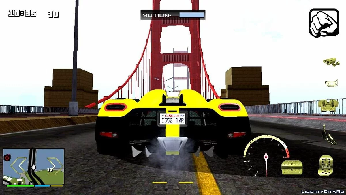 كوينيغسيغ أغيرا R / GTA سان أندرياس (iOS، أندرويد)