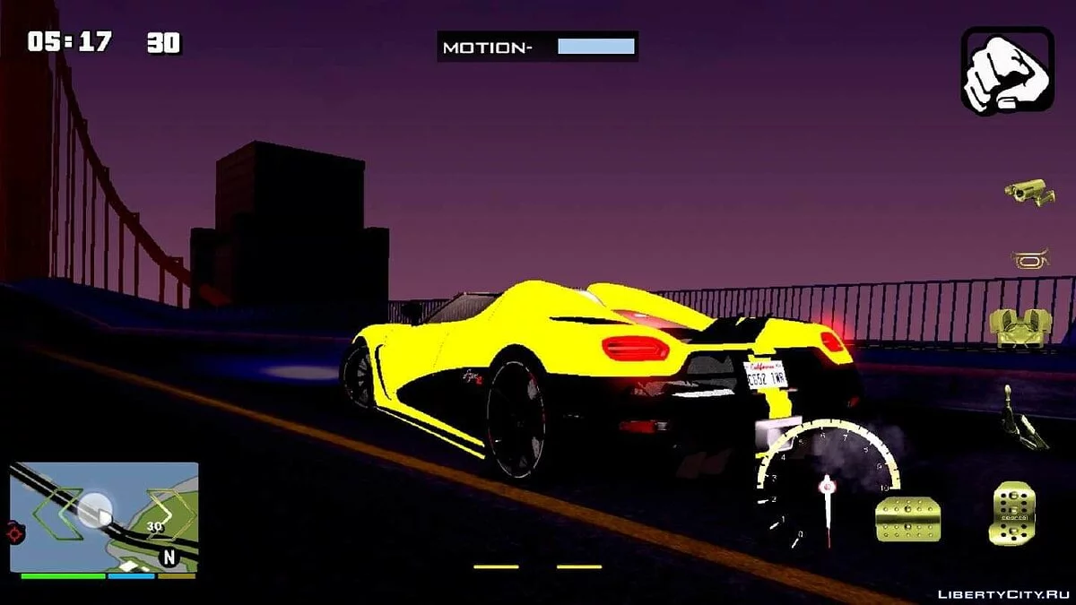 كوينيغسيغ أغيرا R / GTA سان أندرياس (iOS، أندرويد)
