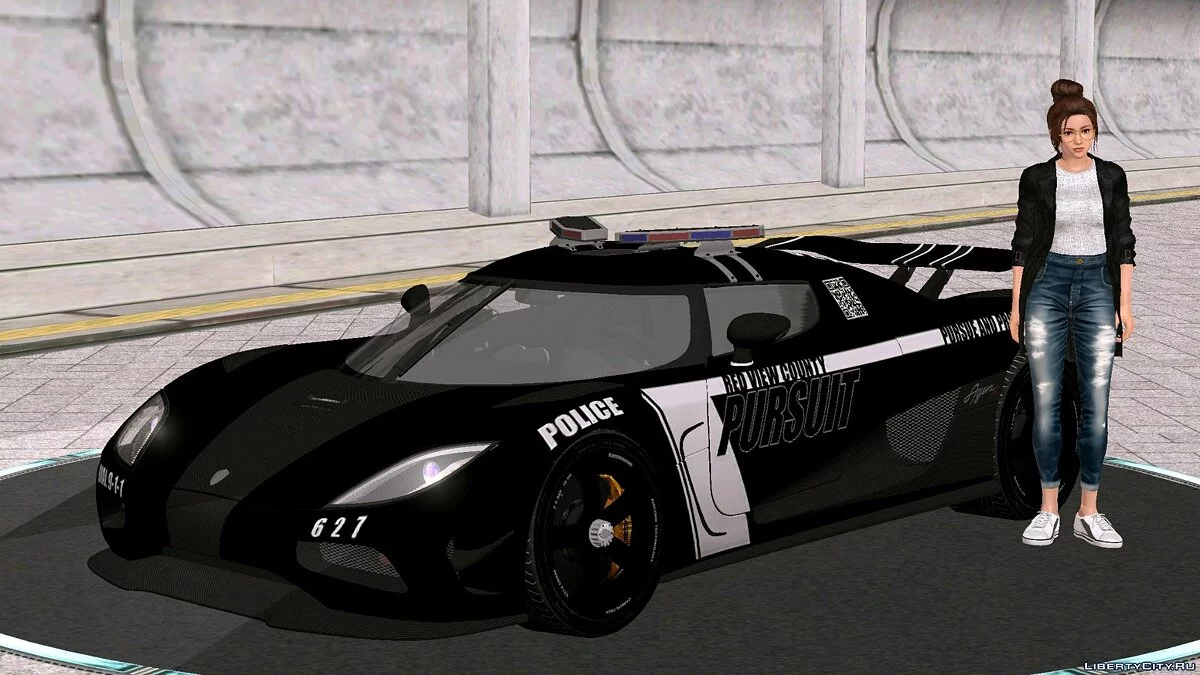 Koenigsegg Поліція / GTA San Andreas (iOS, Android)