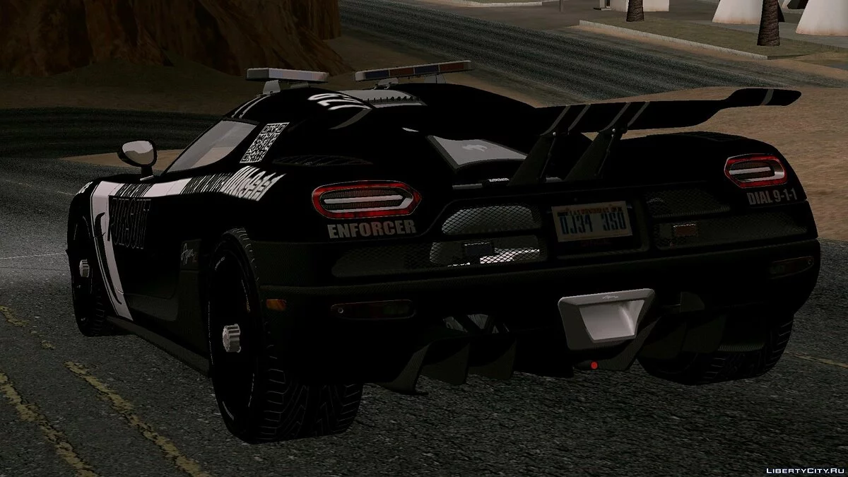 Koenigsegg Поліція / GTA San Andreas (iOS, Android)