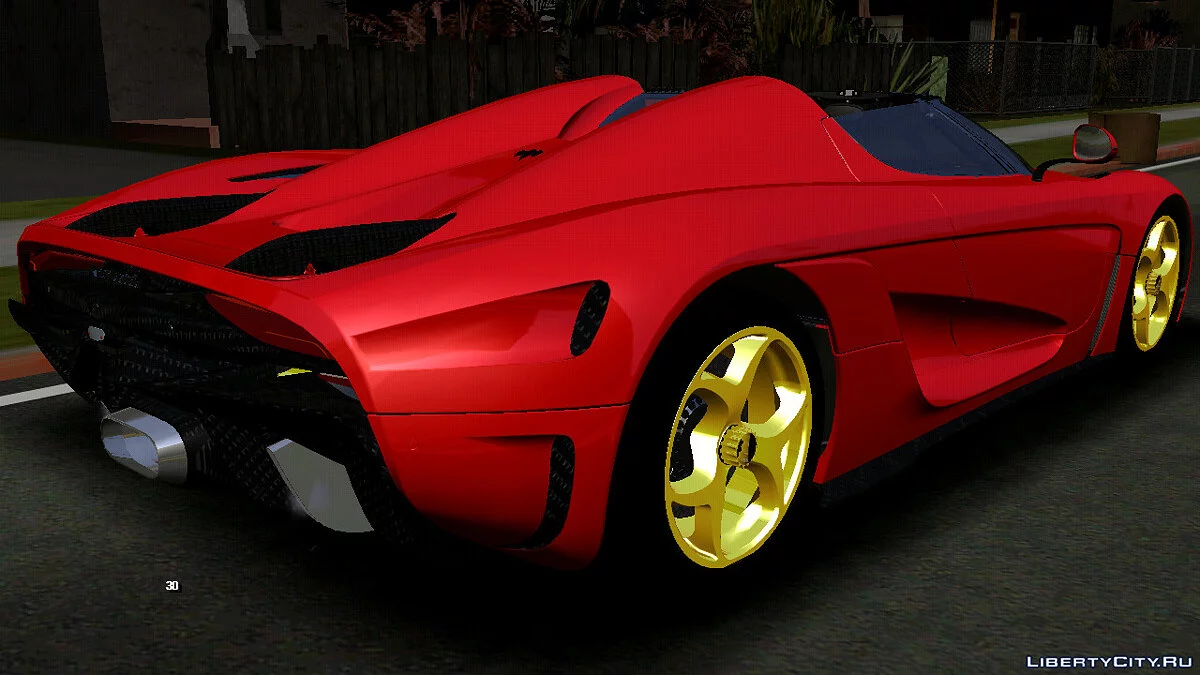 2018 Koenigsegg Regera (лише DFF) / GTA San Andreas (iOS, Android)