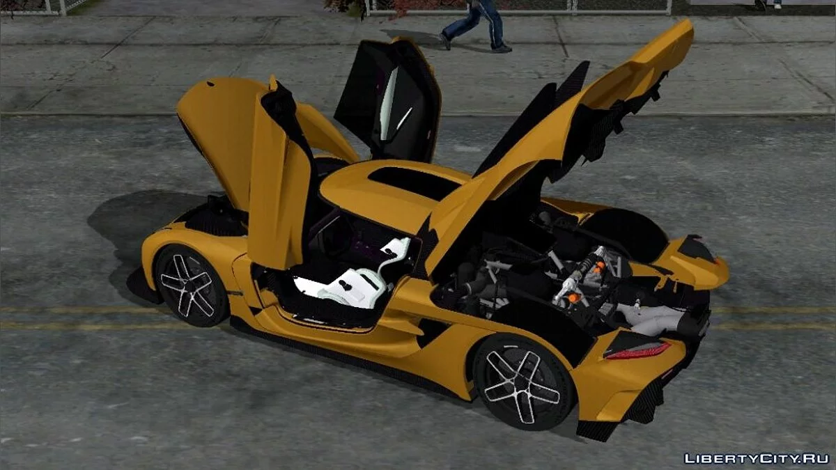 Koenigsegg Jesko Edition / GTA سان أندرياس (iOS، أندرويد)
