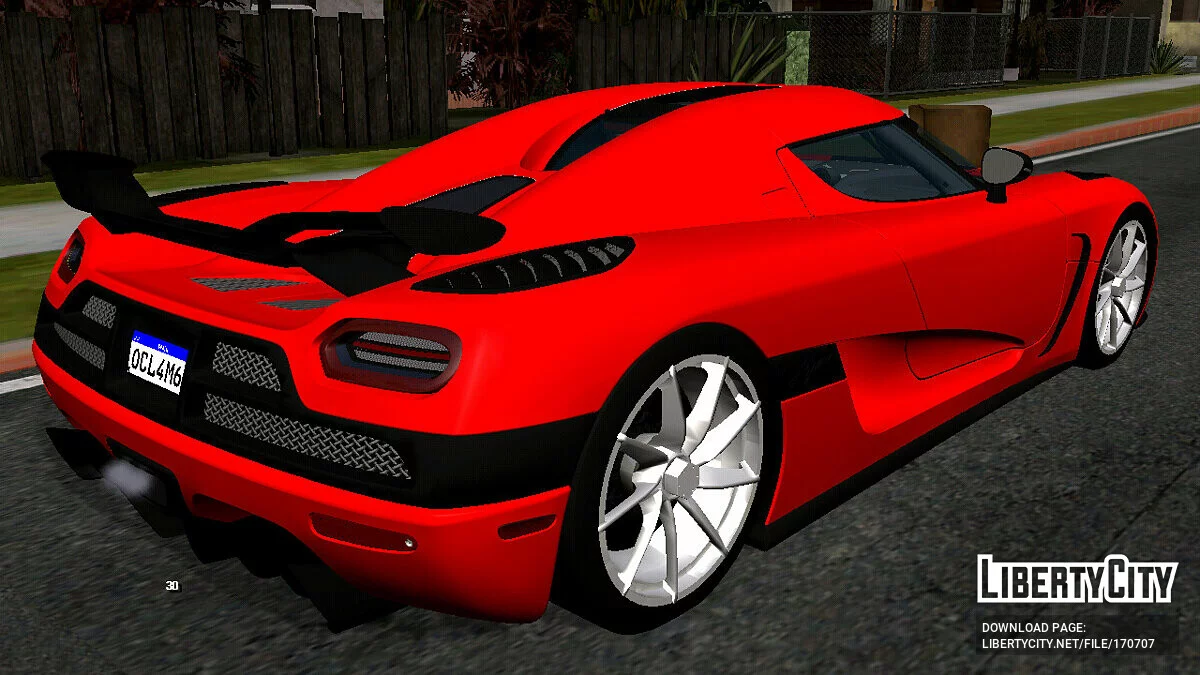 Koenigsegg Agera (DFF seulement) / GTA San Andreas (iOS, Android)