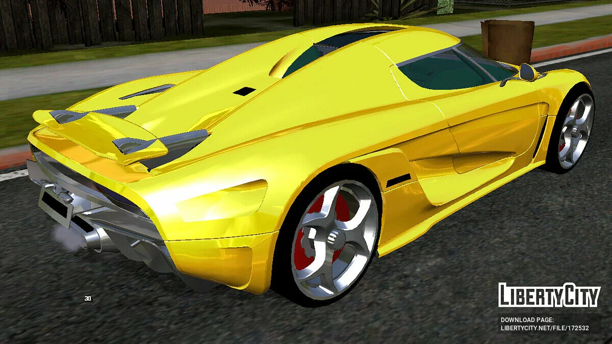 Koenigsegg Regera (DFF only) / GTA San Andreas (iOS, Android)
