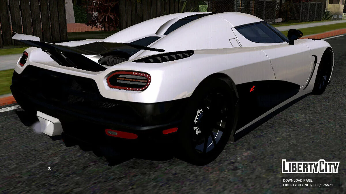 Koenigsegg Agera R 2014 (тільки DFF) / GTA San Andreas (iOS, Android)