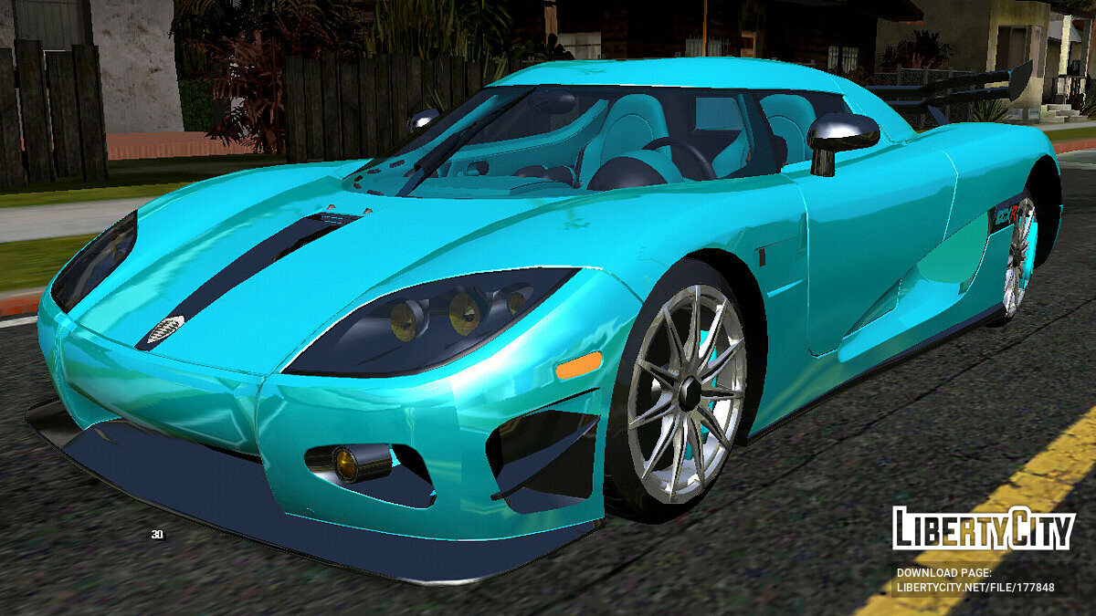 Download Koenigsegg CCXR (DFF only) for GTA San Andreas (iOS, Android)