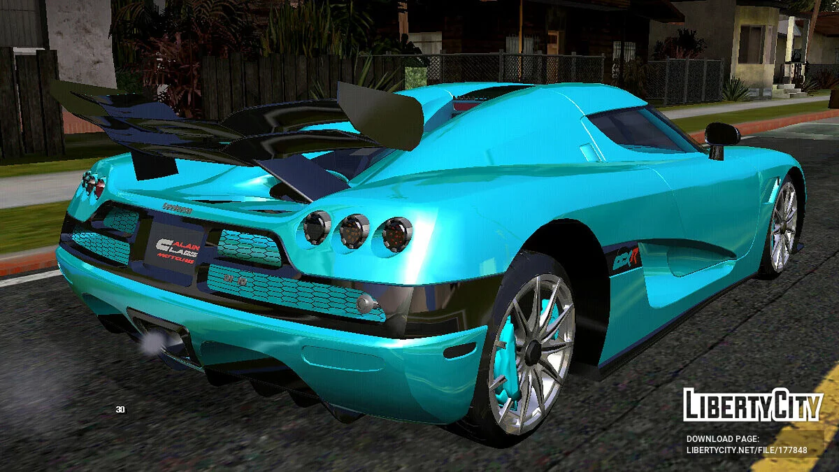 Koenigsegg CCXR (apenas DFF) / GTA San Andreas (iOS, Android)